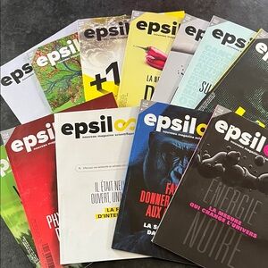Epsilon Magazine Lot - 12 magazines scientifiques, en français